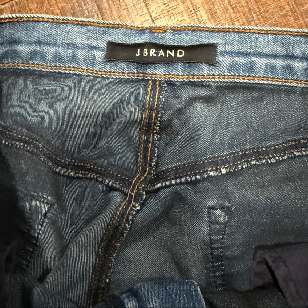 Women's J Brand Alana High Rise Crop Jeans Size 30 Blue Denim - Picture 5 of 8
